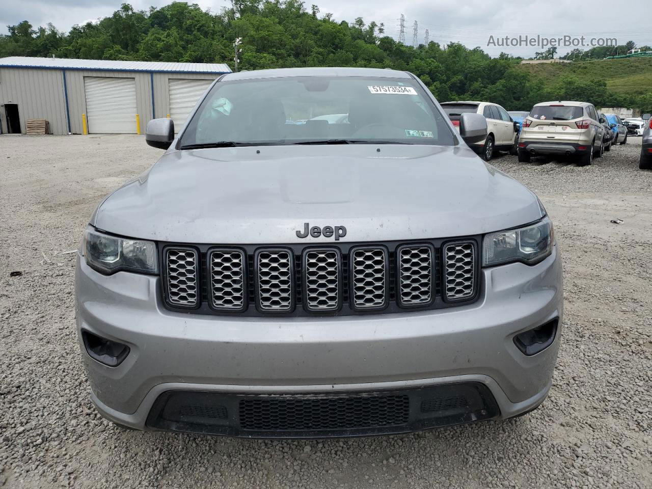 2021 Jeep Grand Cherokee Laredo Silver vin: 1C4RJFAGXMC561622