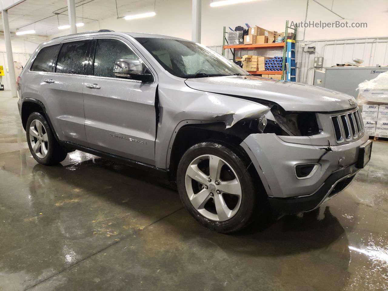 2014 Jeep Grand Cherokee Limited Silver vin: 1C4RJFBG0EC150617