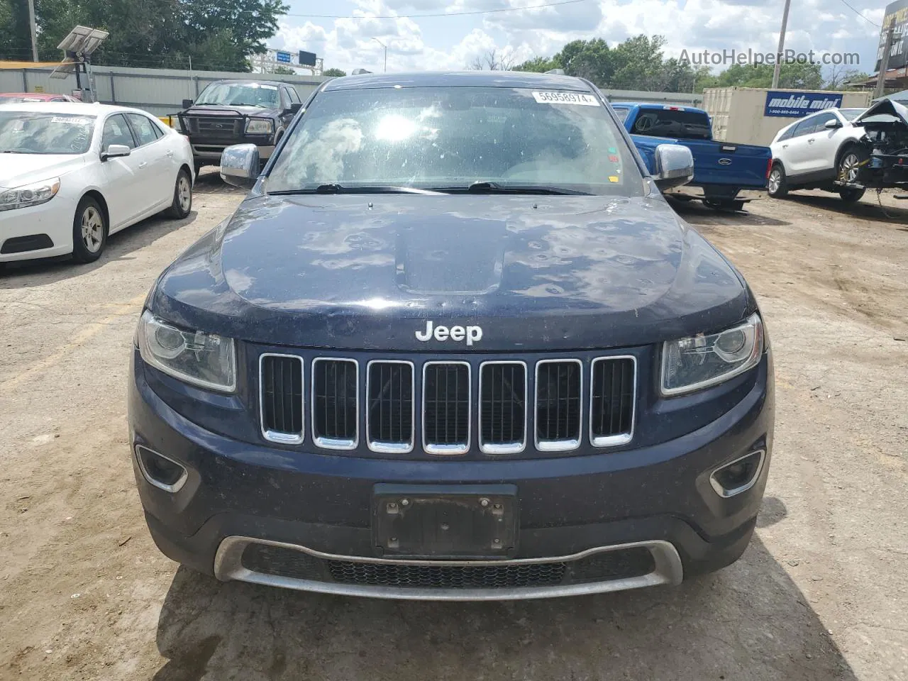 2014 Jeep Grand Cherokee Limited Blue vin: 1C4RJFBG0EC190275