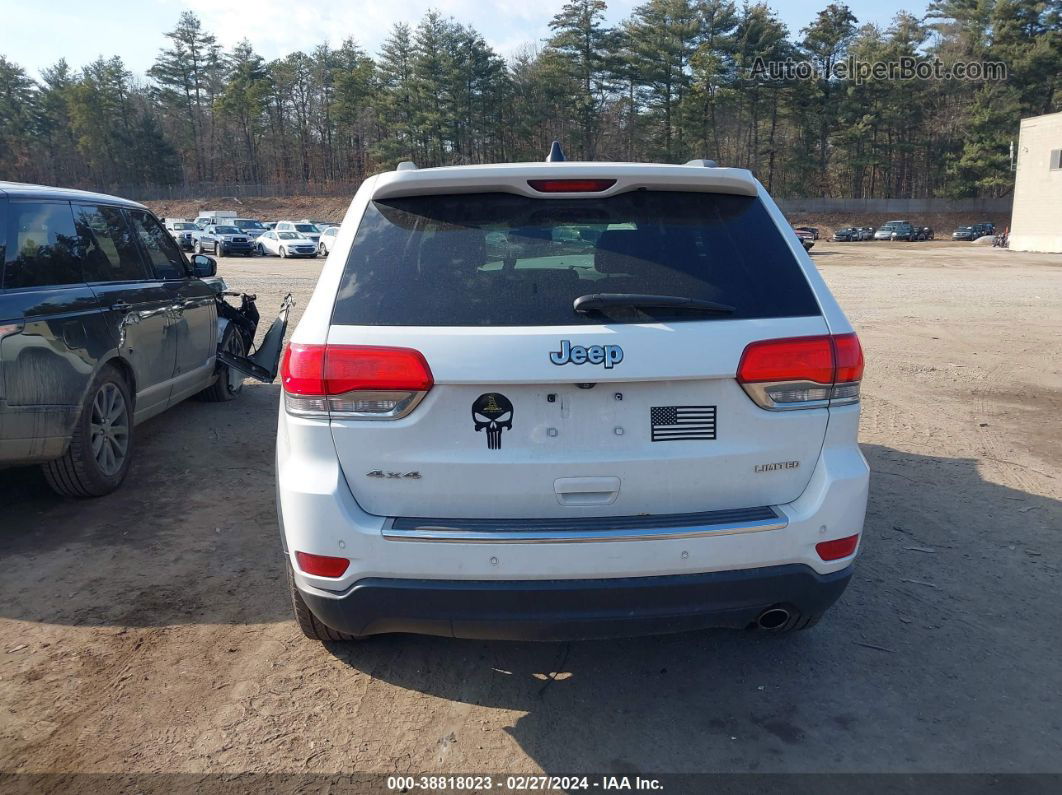 2015 Jeep Grand Cherokee Limited White vin: 1C4RJFBG0FC650603