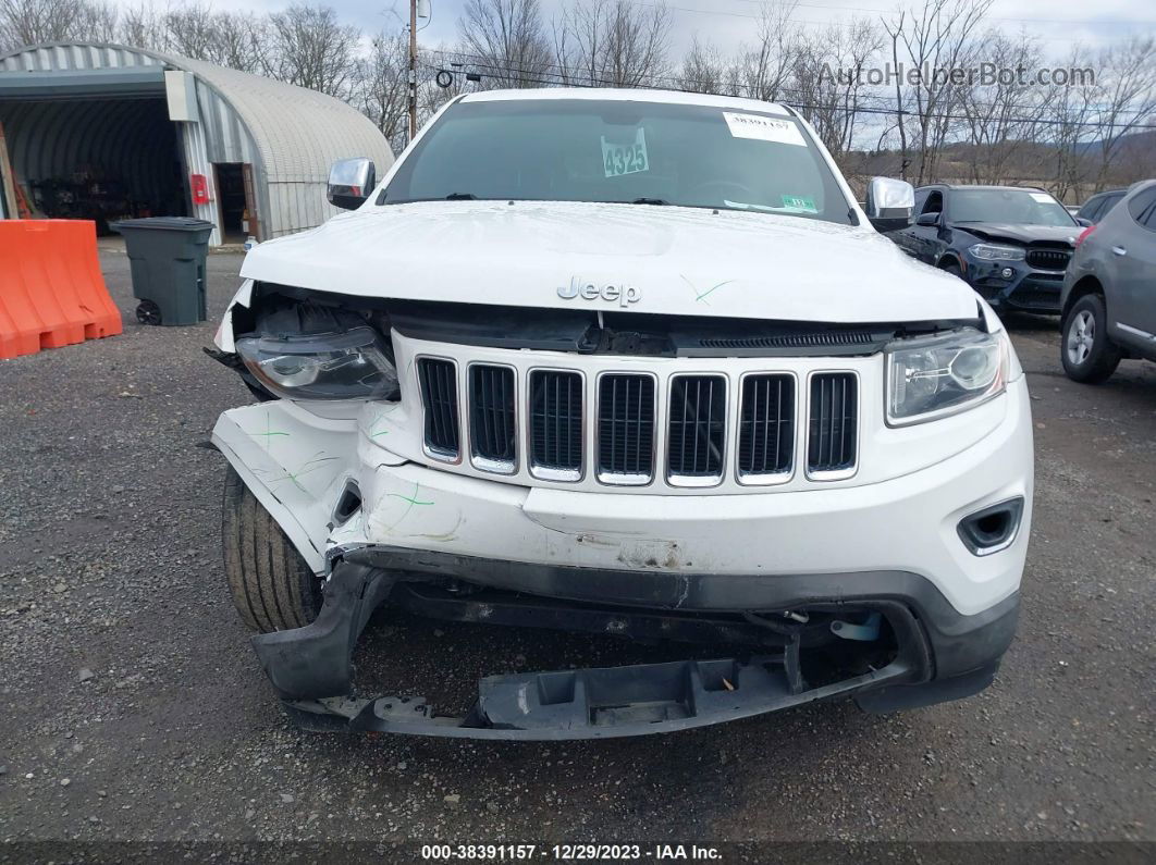 2015 Jeep Grand Cherokee Limited White vin: 1C4RJFBG0FC752371