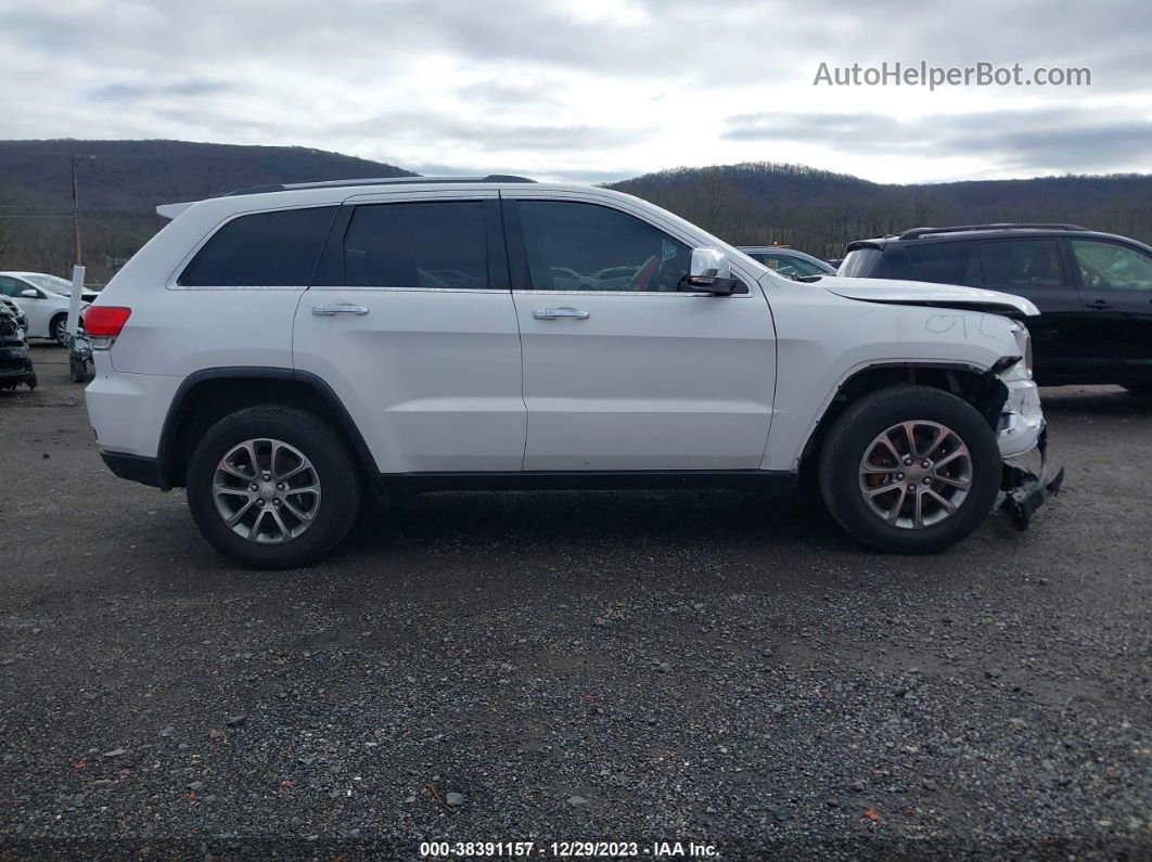 2015 Jeep Grand Cherokee Limited White vin: 1C4RJFBG0FC752371