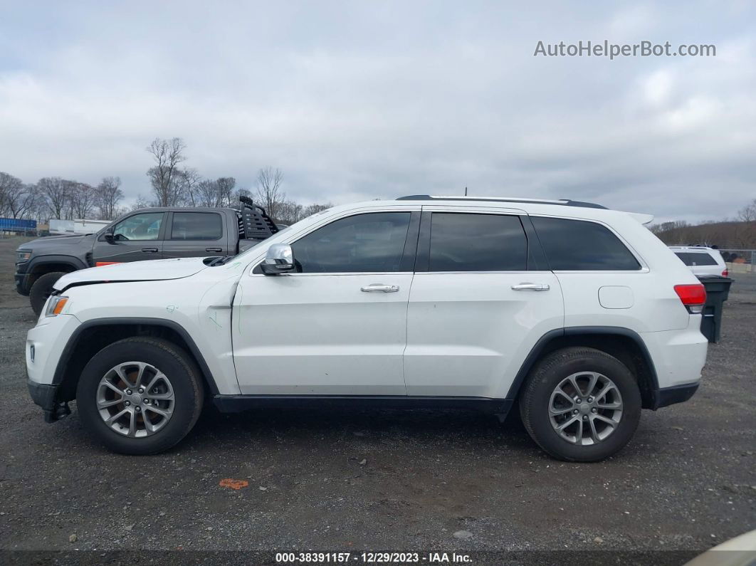 2015 Jeep Grand Cherokee Limited White vin: 1C4RJFBG0FC752371