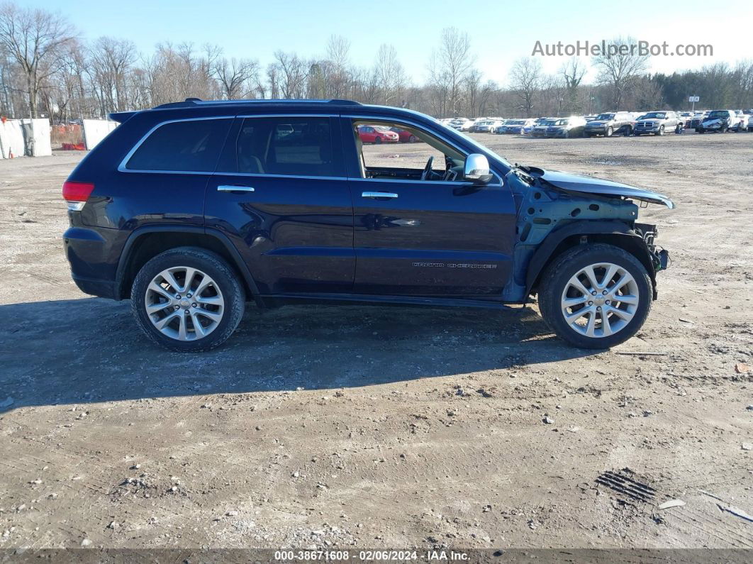 2017 Jeep Grand Cherokee Limited 4x4 Blue vin: 1C4RJFBG0HC602618