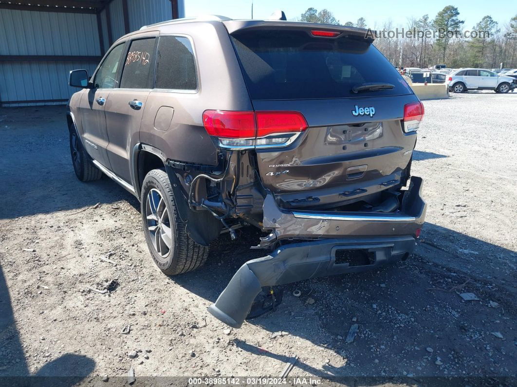 2017 Jeep Grand Cherokee Limited 4x4 Brown vin: 1C4RJFBG0HC707353