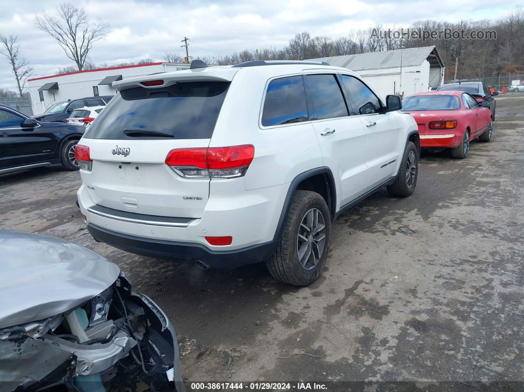 2017 Jeep Grand Cherokee Limited 4x4 White vin: 1C4RJFBG0HC891631