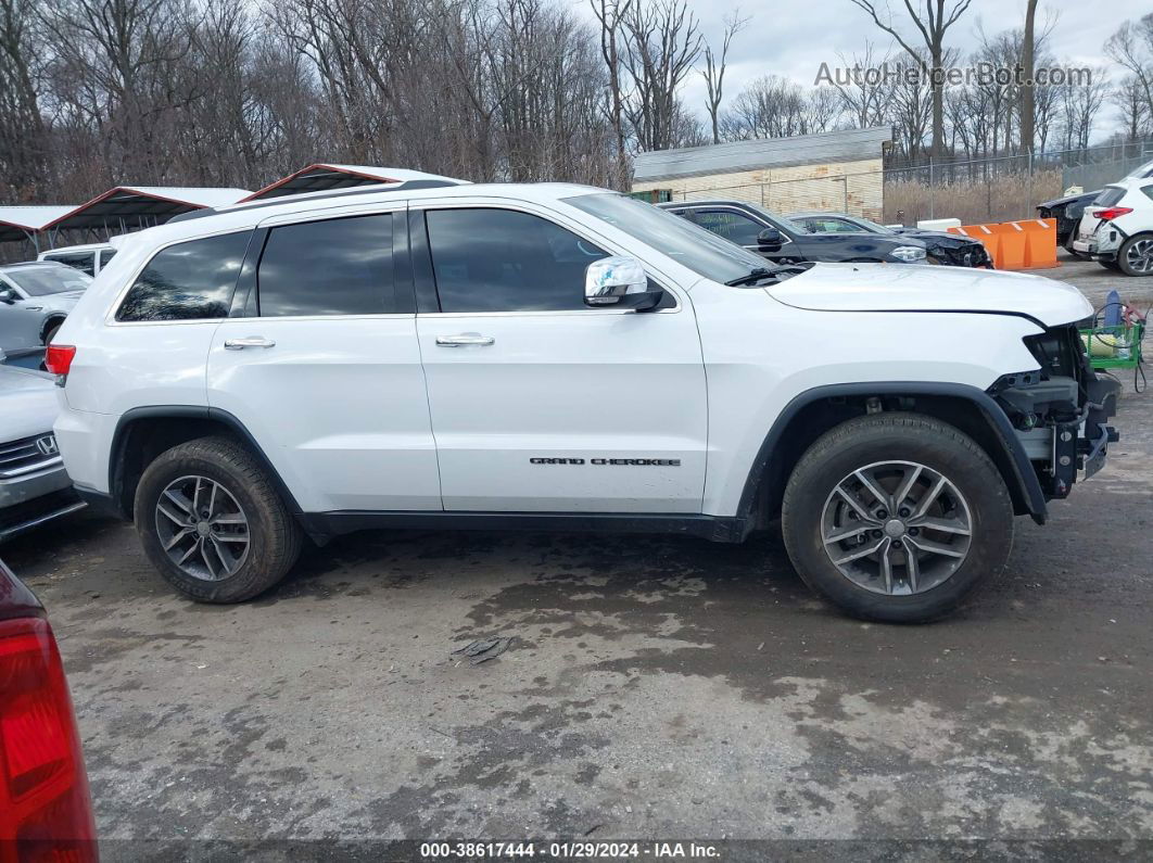 2017 Jeep Grand Cherokee Limited 4x4 White vin: 1C4RJFBG0HC891631