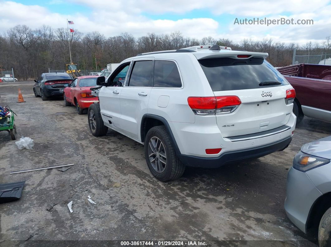 2017 Jeep Grand Cherokee Limited 4x4 White vin: 1C4RJFBG0HC891631