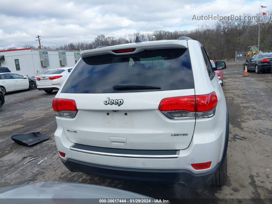 2017 Jeep Grand Cherokee Limited 4x4 White vin: 1C4RJFBG0HC891631