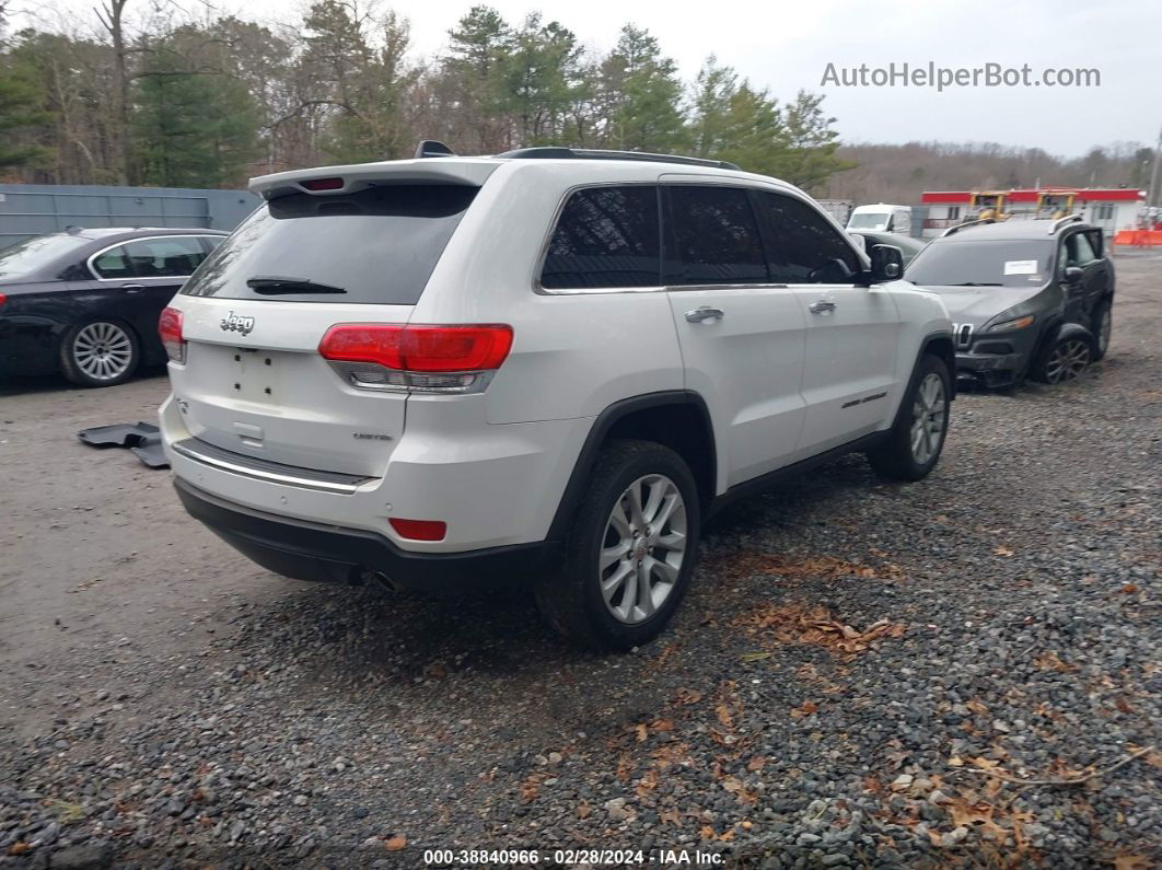 2017 Jeep Grand Cherokee Limited 4x4 White vin: 1C4RJFBG0HC947325