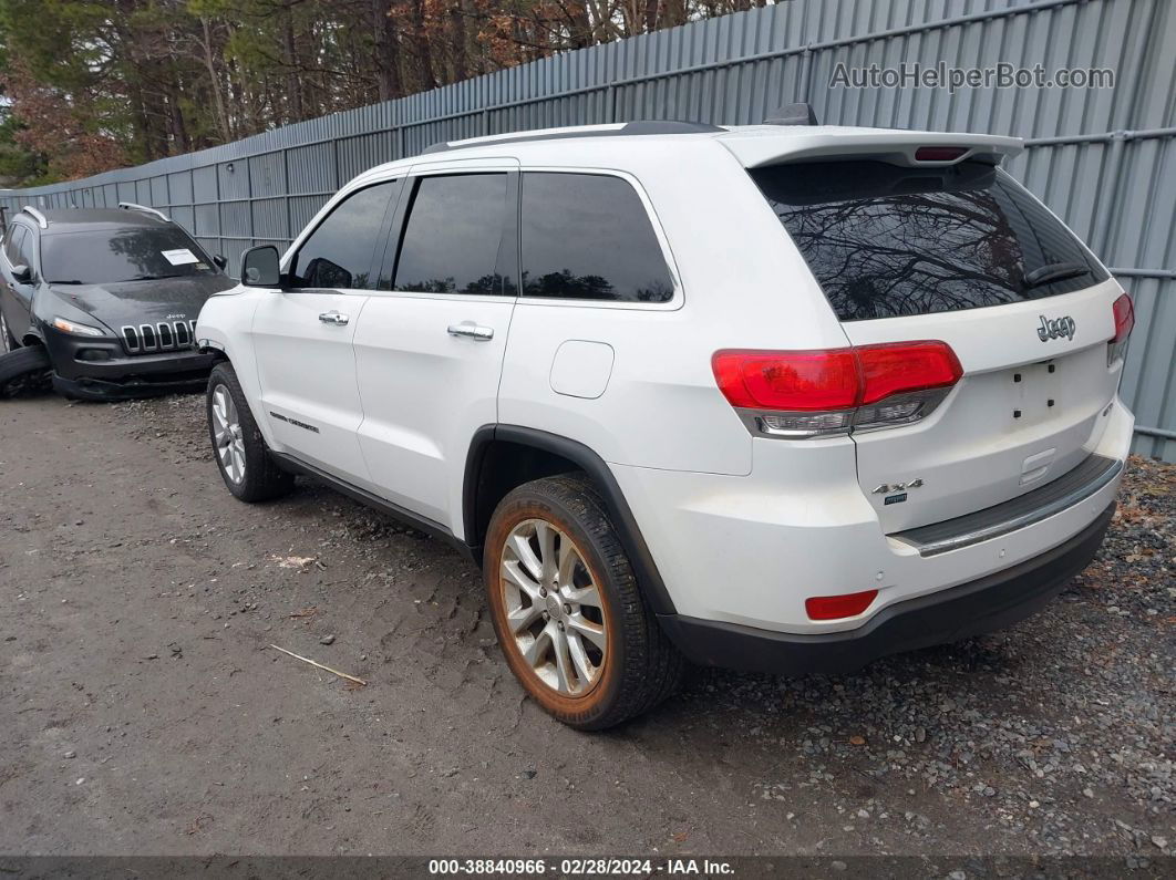 2017 Jeep Grand Cherokee Limited 4x4 White vin: 1C4RJFBG0HC947325