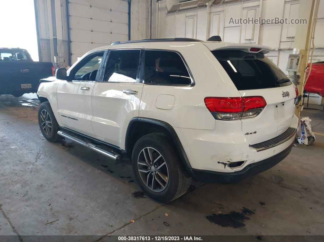 2017 Jeep Grand Cherokee Limited 4x4 White vin: 1C4RJFBG0HC948054