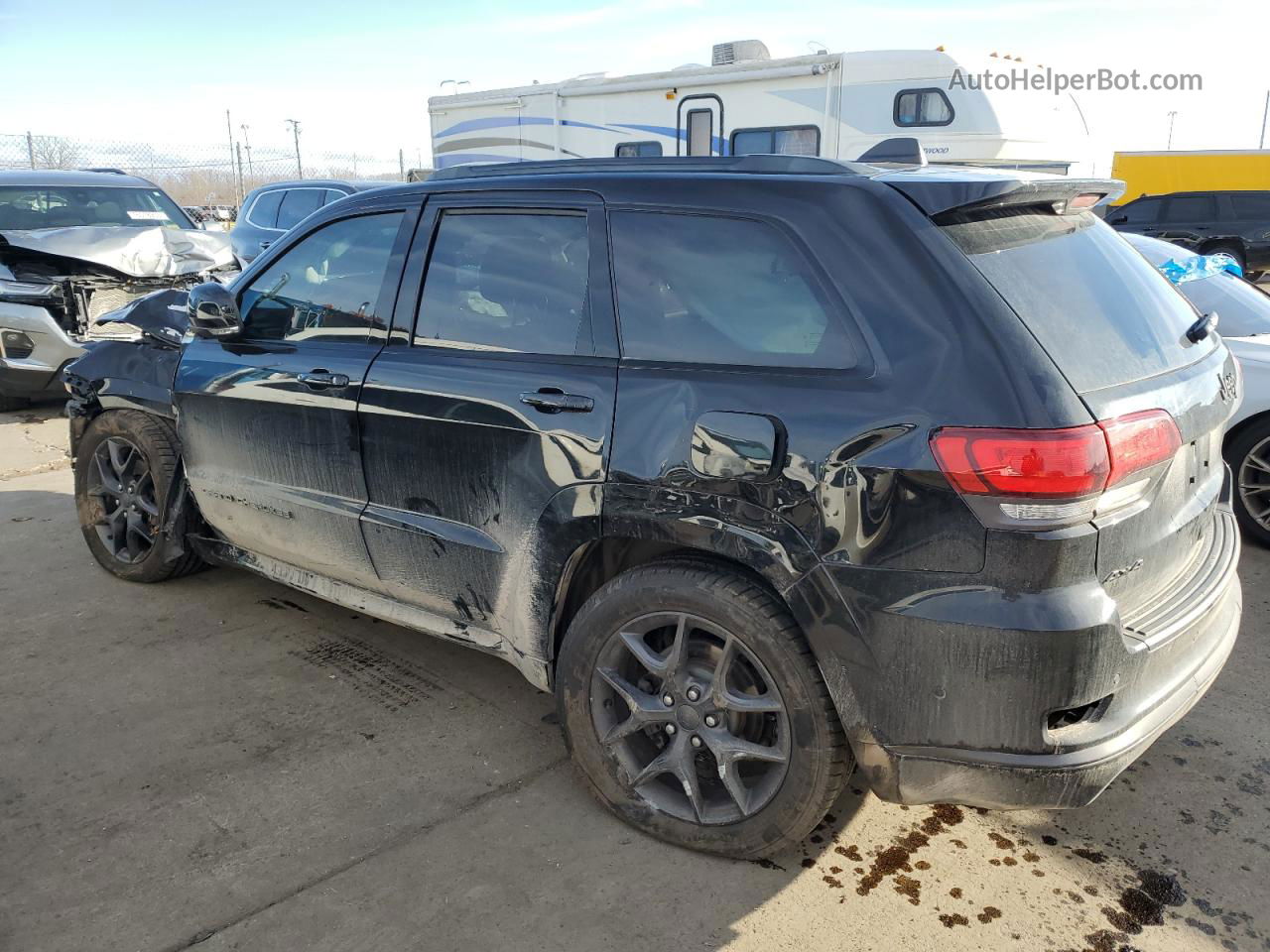 2019 Jeep Grand Cherokee Limited Black vin: 1C4RJFBG0KC551502