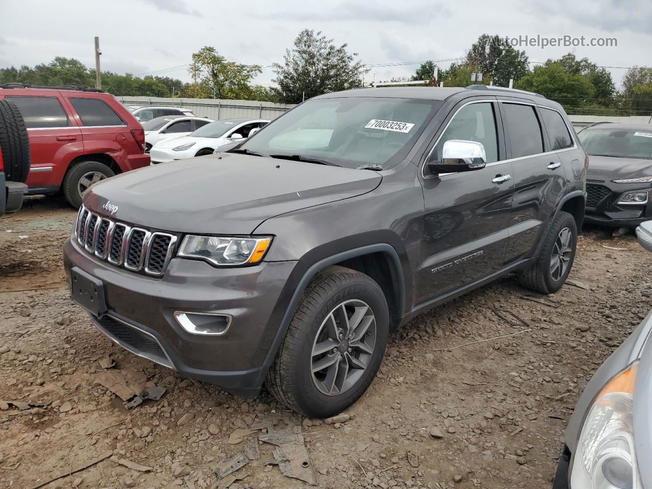 2019 Jeep Grand Cherokee Limited Gray vin: 1C4RJFBG0KC555436