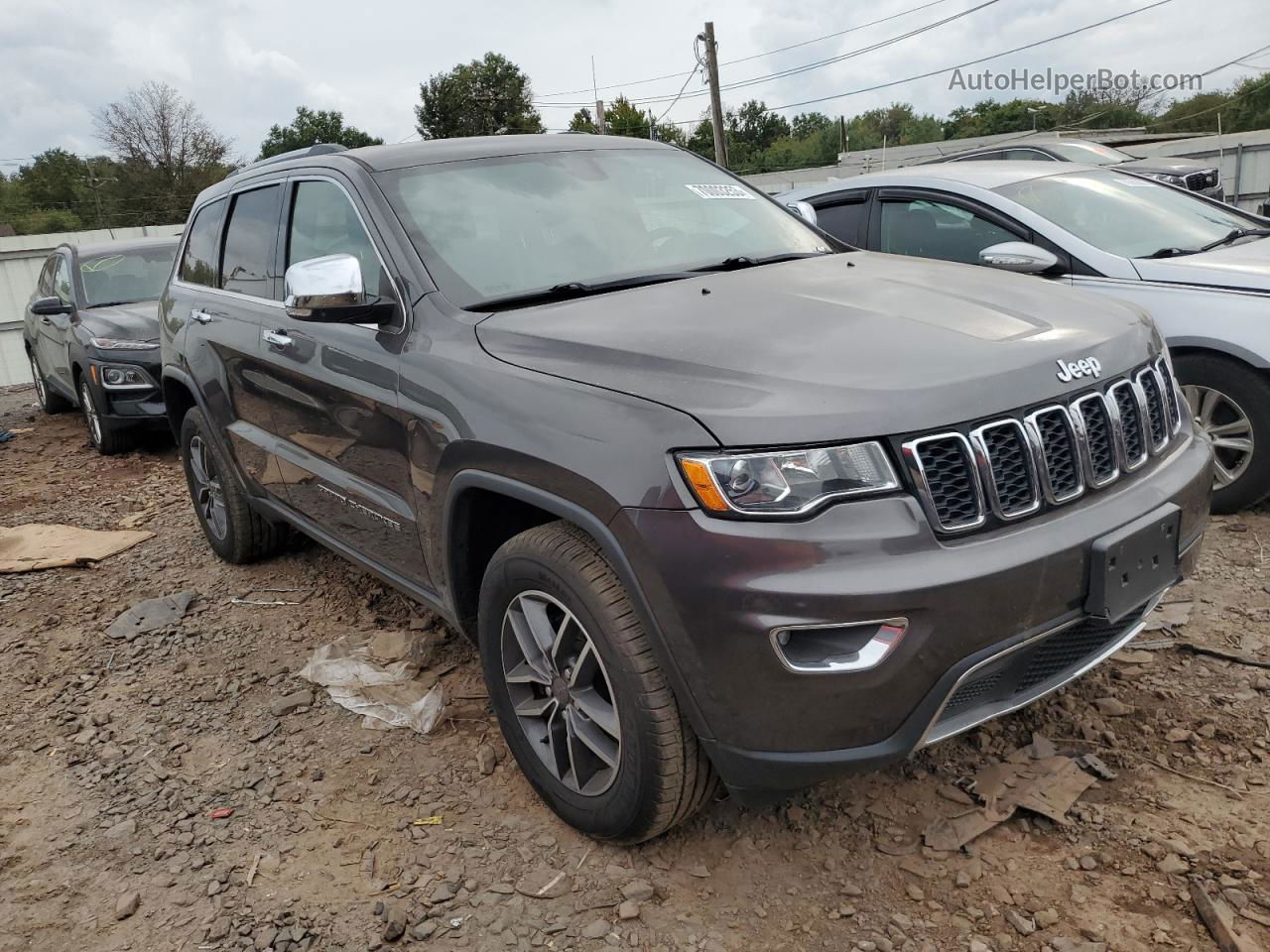 2019 Jeep Grand Cherokee Limited Gray vin: 1C4RJFBG0KC555436