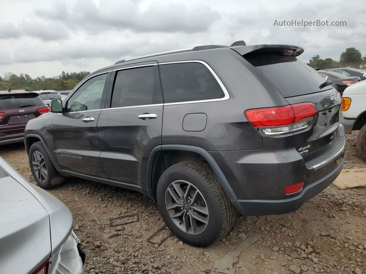 2019 Jeep Grand Cherokee Limited Gray vin: 1C4RJFBG0KC555436