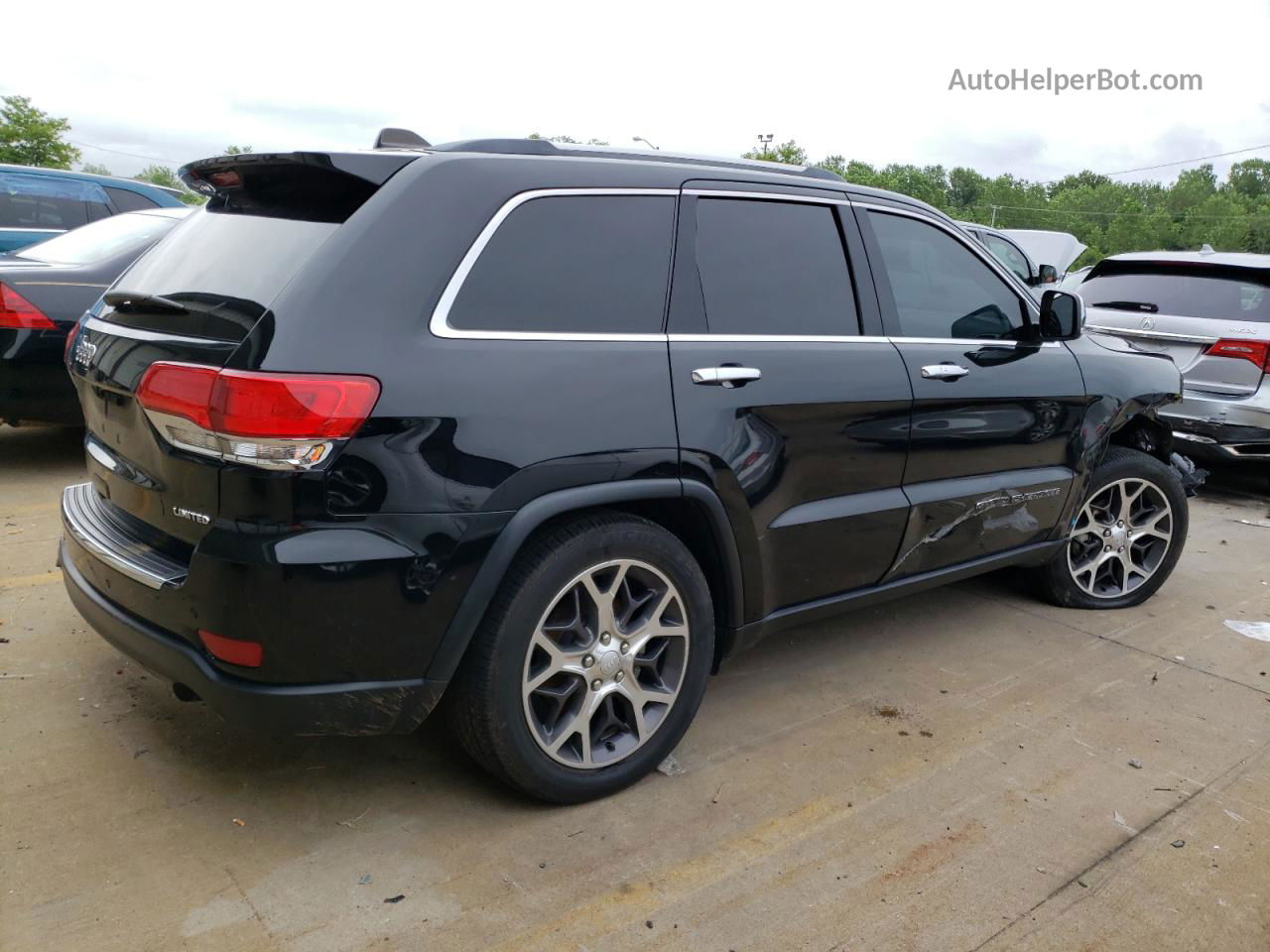 2019 Jeep Grand Cherokee Limited Черный vin: 1C4RJFBG0KC609110