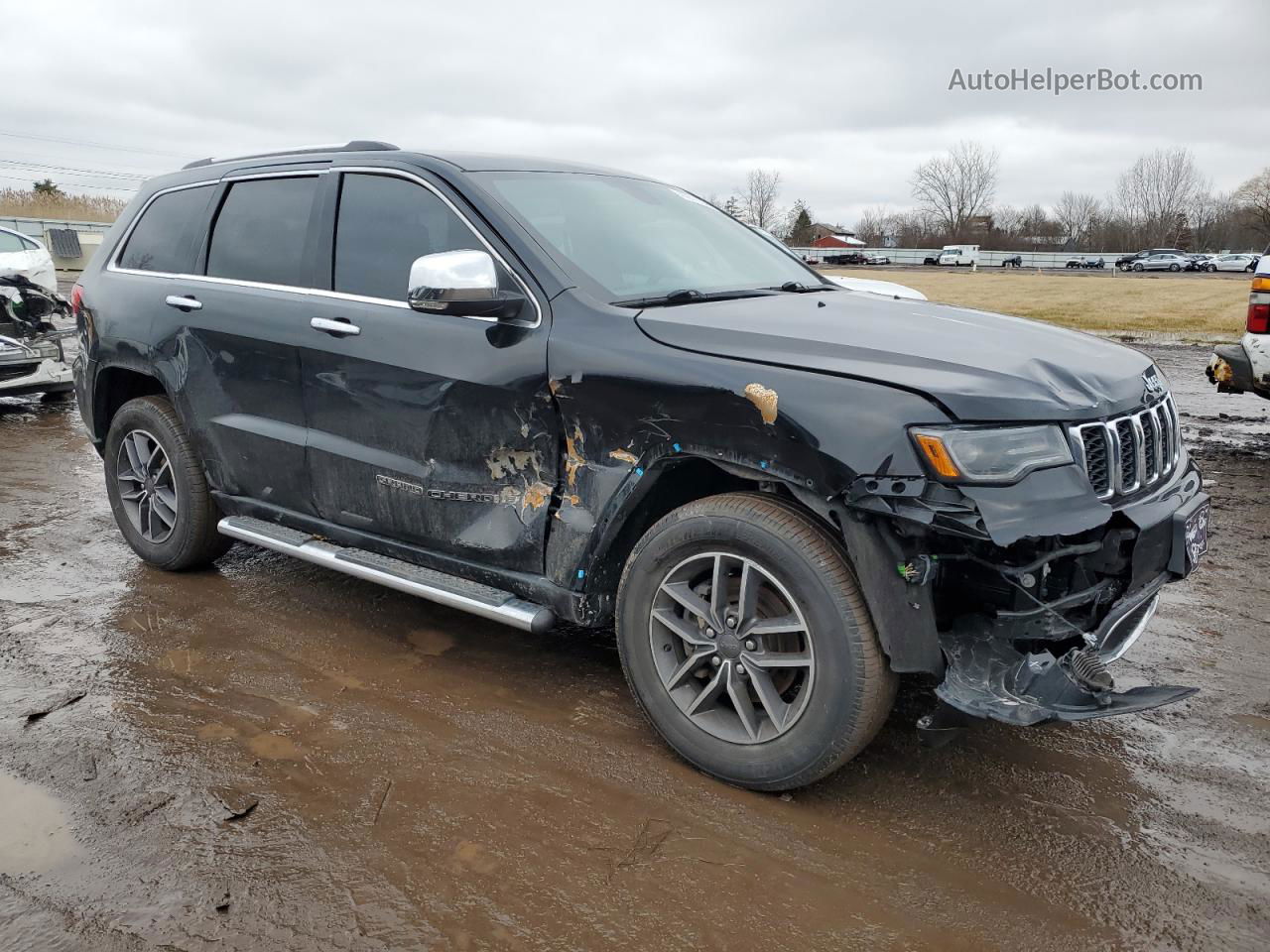 2019 Jeep Grand Cherokee Limited Черный vin: 1C4RJFBG0KC627588