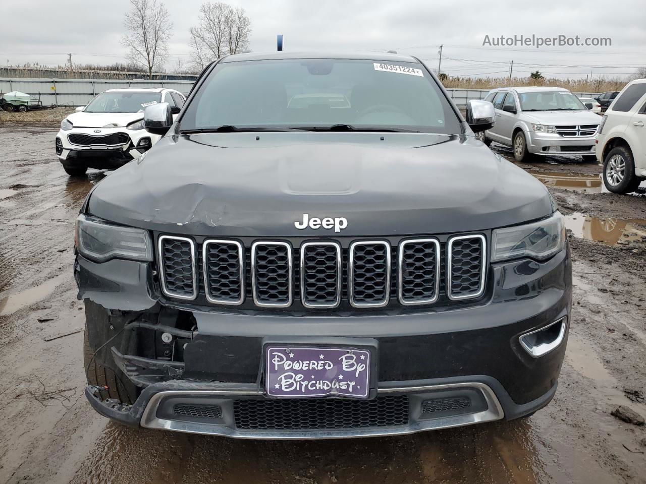 2019 Jeep Grand Cherokee Limited Черный vin: 1C4RJFBG0KC627588