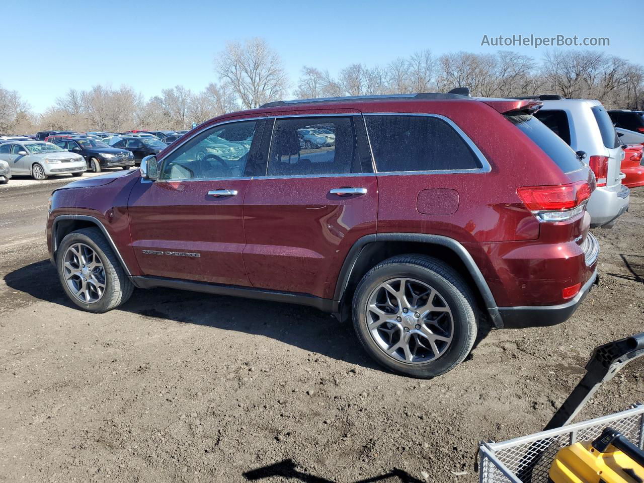 2019 Jeep Grand Cherokee Limited Красный vin: 1C4RJFBG0KC703696