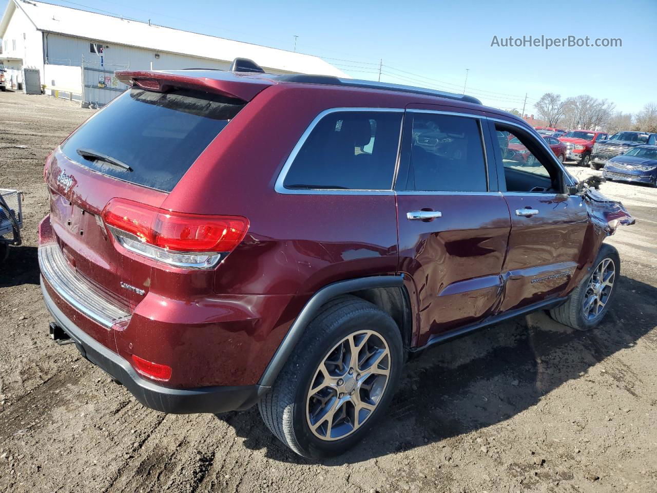 2019 Jeep Grand Cherokee Limited Красный vin: 1C4RJFBG0KC703696