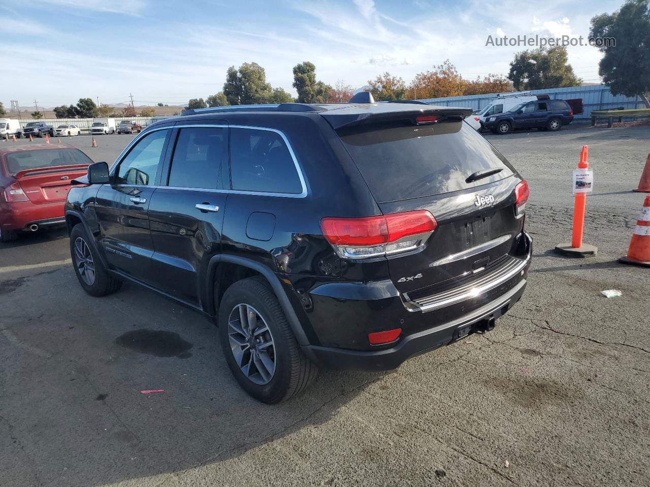 2019 Jeep Grand Cherokee Limited Black vin: 1C4RJFBG0KC786062