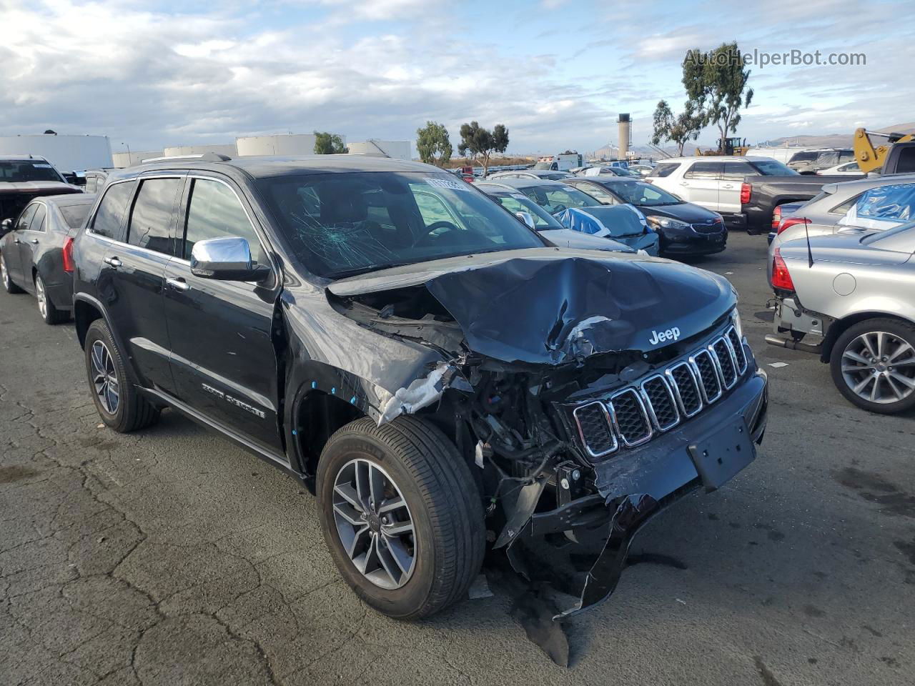 2019 Jeep Grand Cherokee Limited Black vin: 1C4RJFBG0KC786062