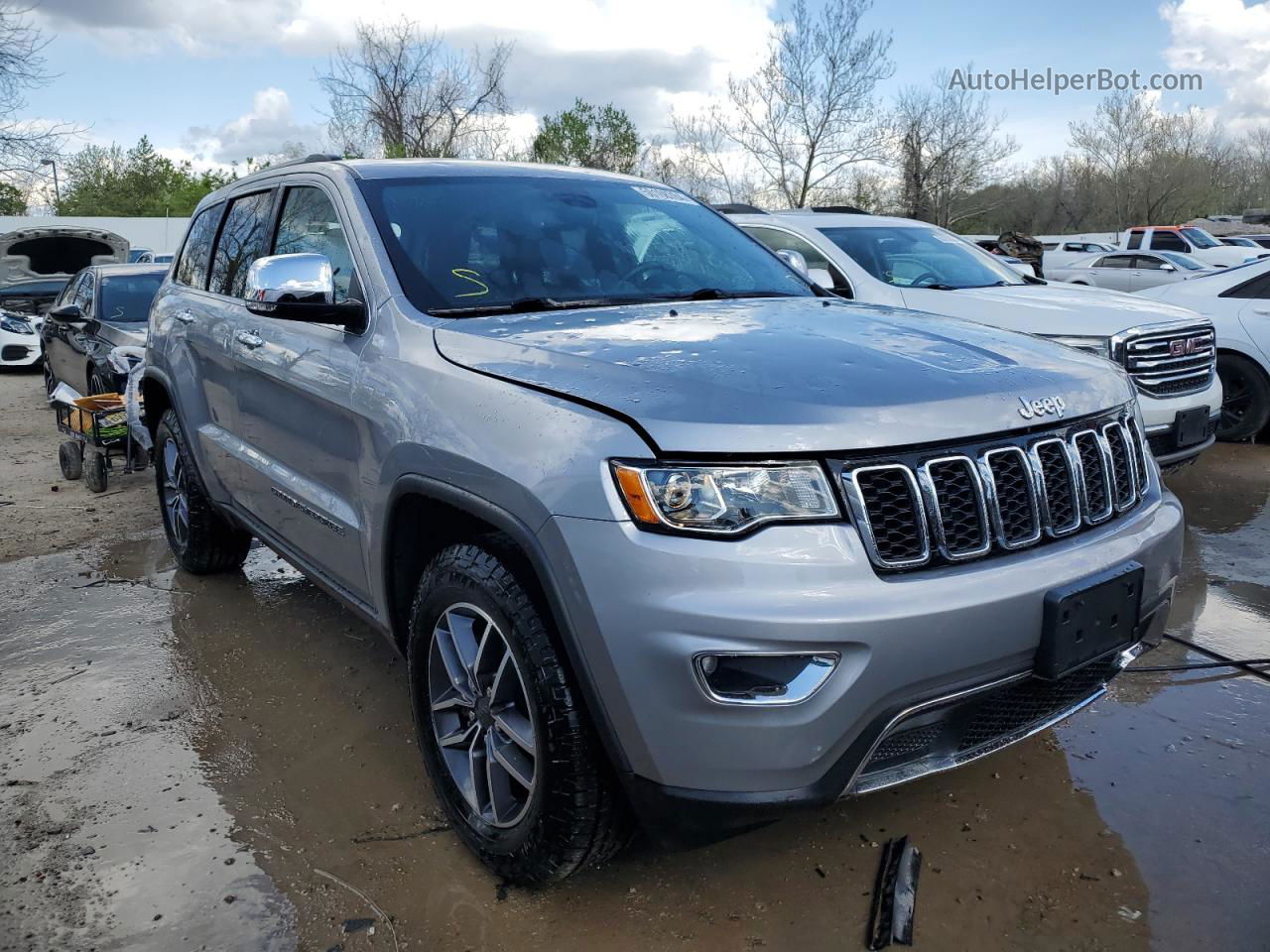 2021 Jeep Grand Cherokee Limited Silver vin: 1C4RJFBG0MC546075