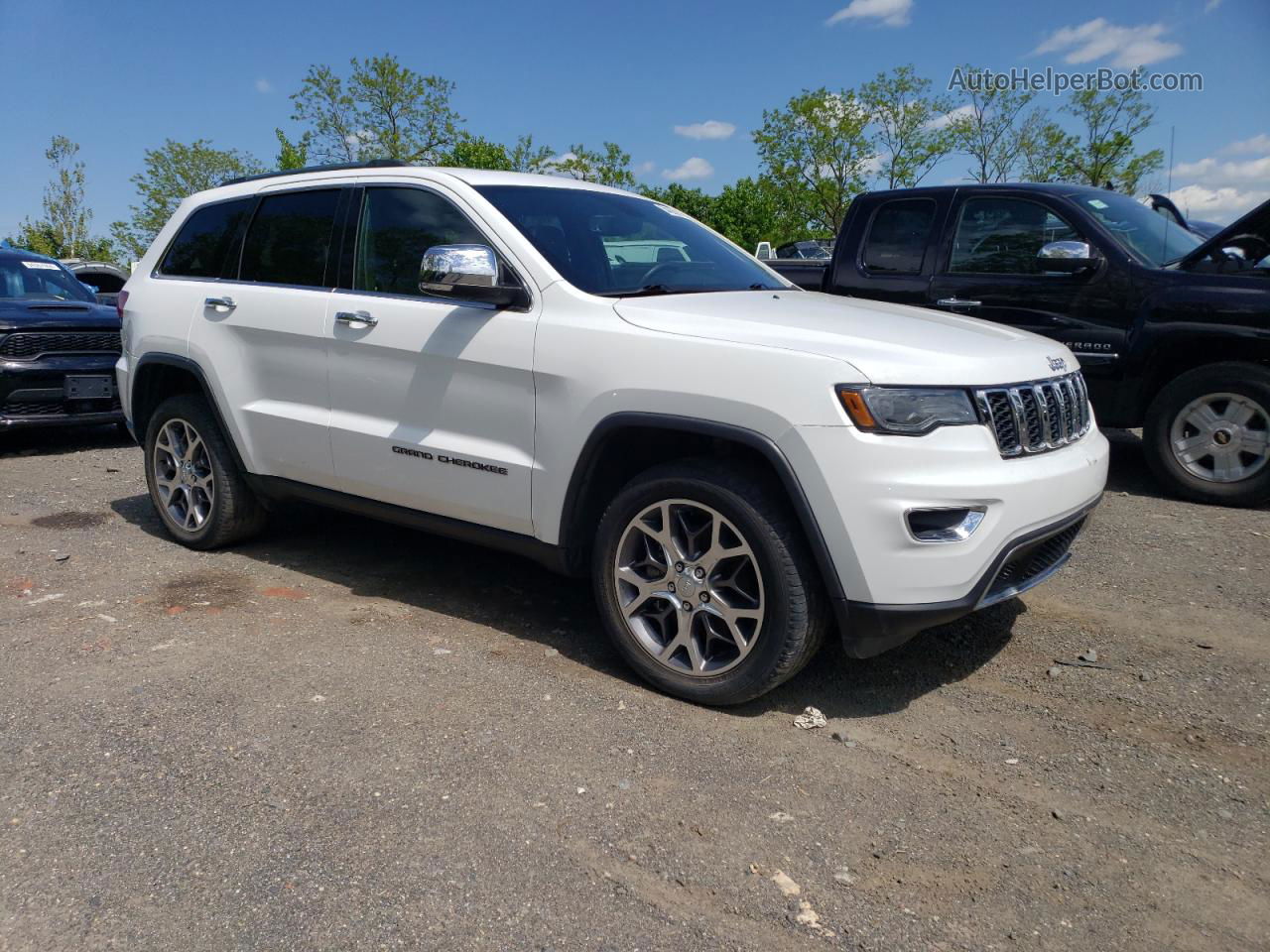 2021 Jeep Grand Cherokee Limited White vin: 1C4RJFBG0MC568836