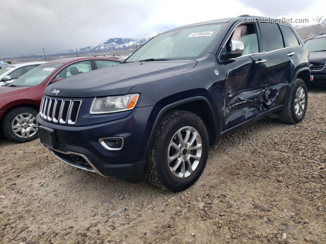 2014 Jeep Grand Cherokee Limited Синий vin: 1C4RJFBG1EC137956