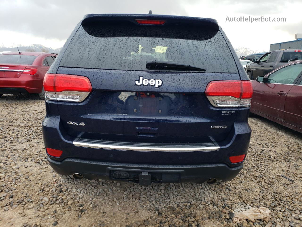 2014 Jeep Grand Cherokee Limited Синий vin: 1C4RJFBG1EC137956