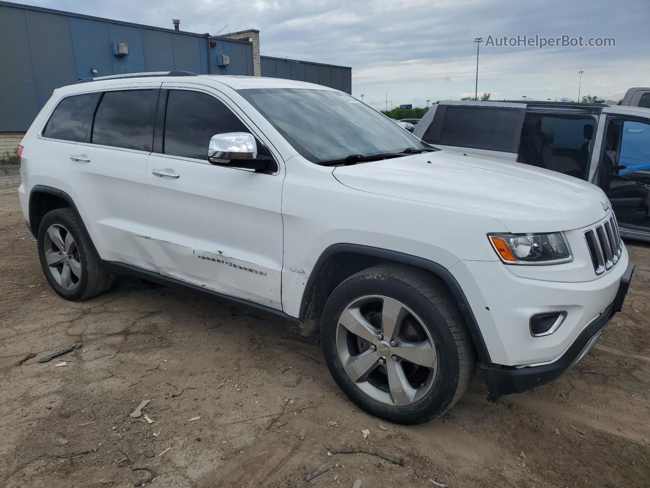 2014 Jeep Grand Cherokee Limited White vin: 1C4RJFBG1EC182122