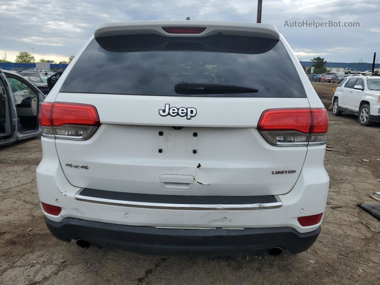 2014 Jeep Grand Cherokee Limited White vin: 1C4RJFBG1EC182122