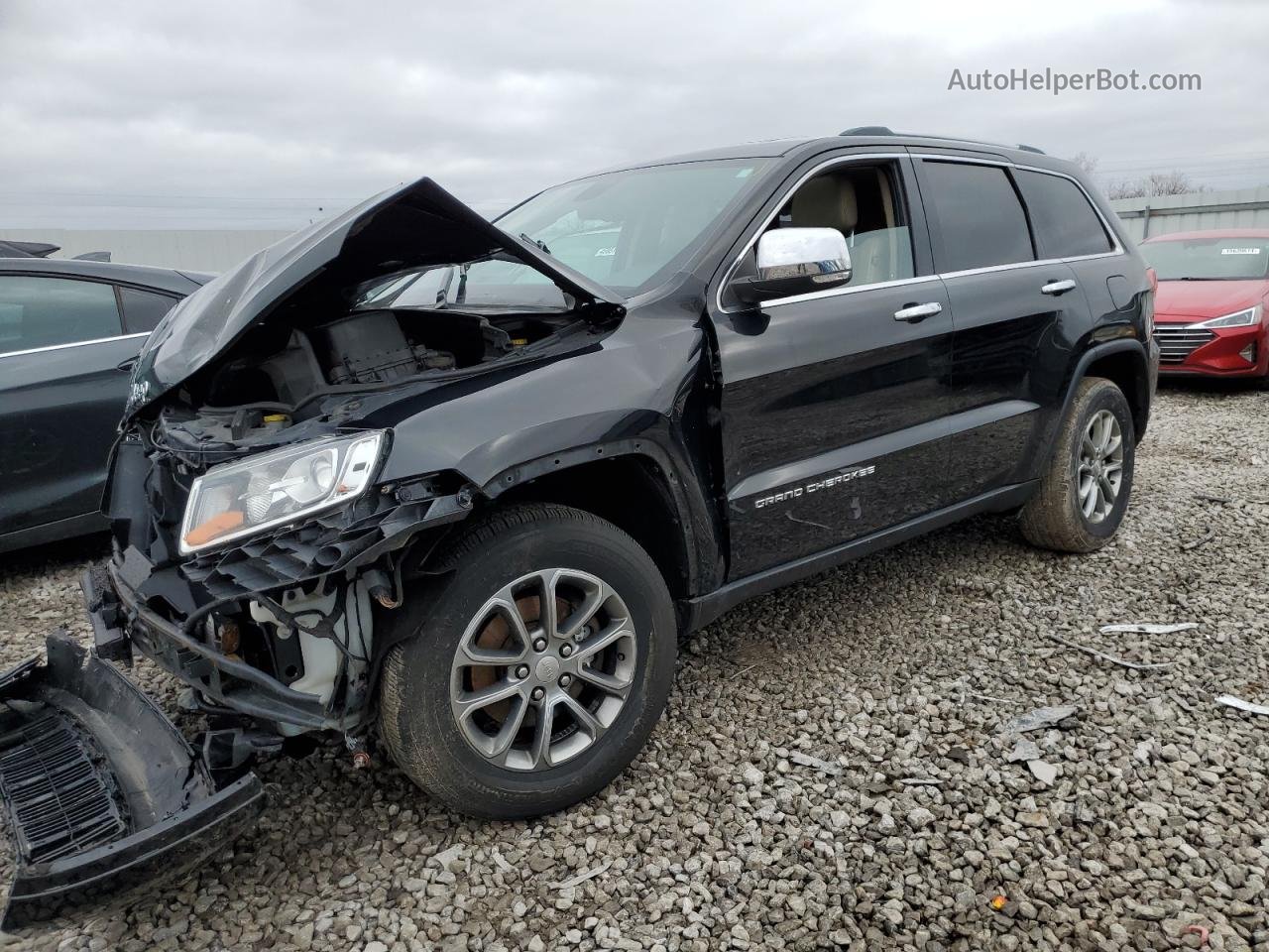 2014 Jeep Grand Cherokee Limited Black vin: 1C4RJFBG1EC319432