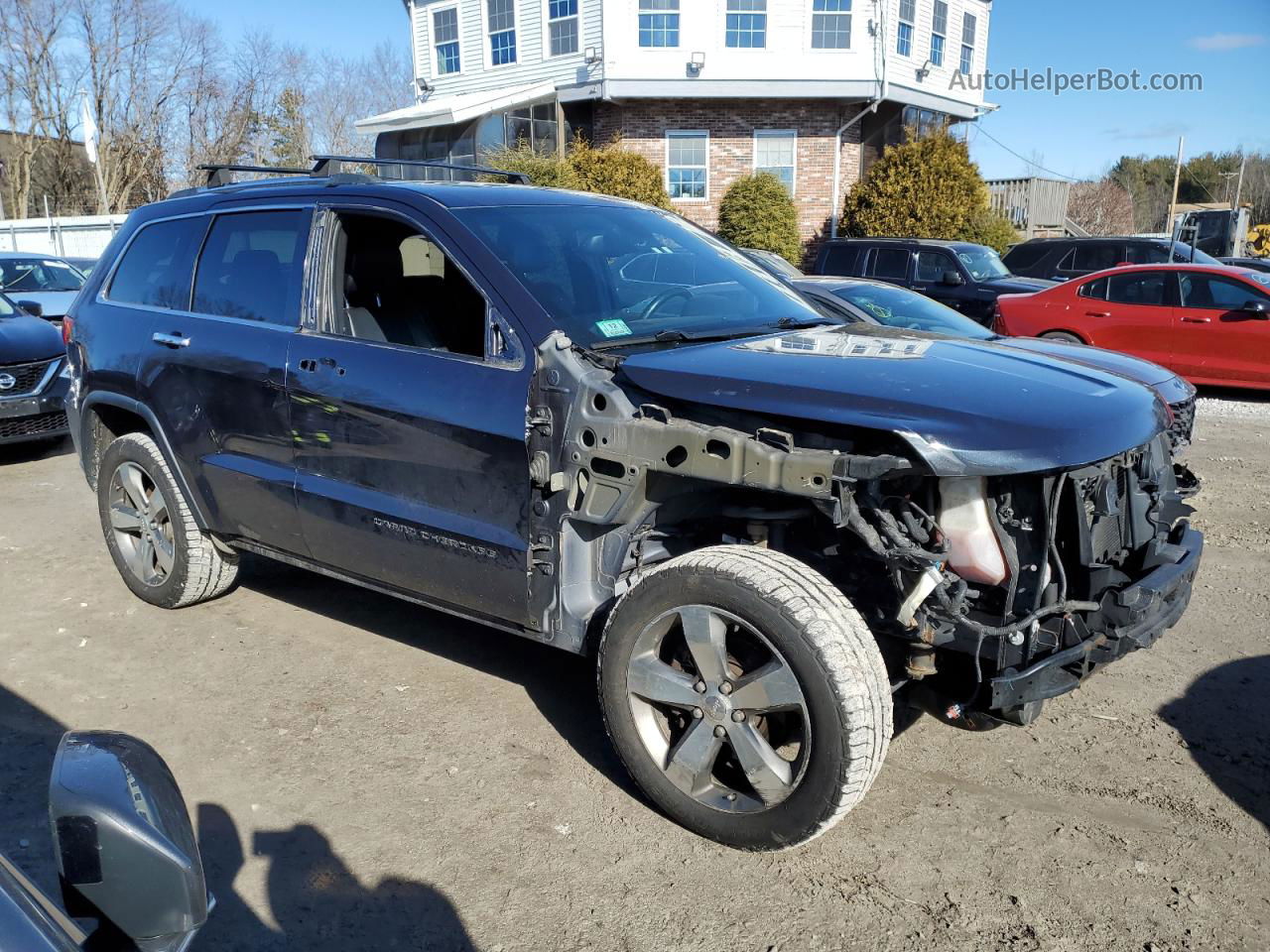 2014 Jeep Grand Cherokee Limited Серый vin: 1C4RJFBG1EC325232