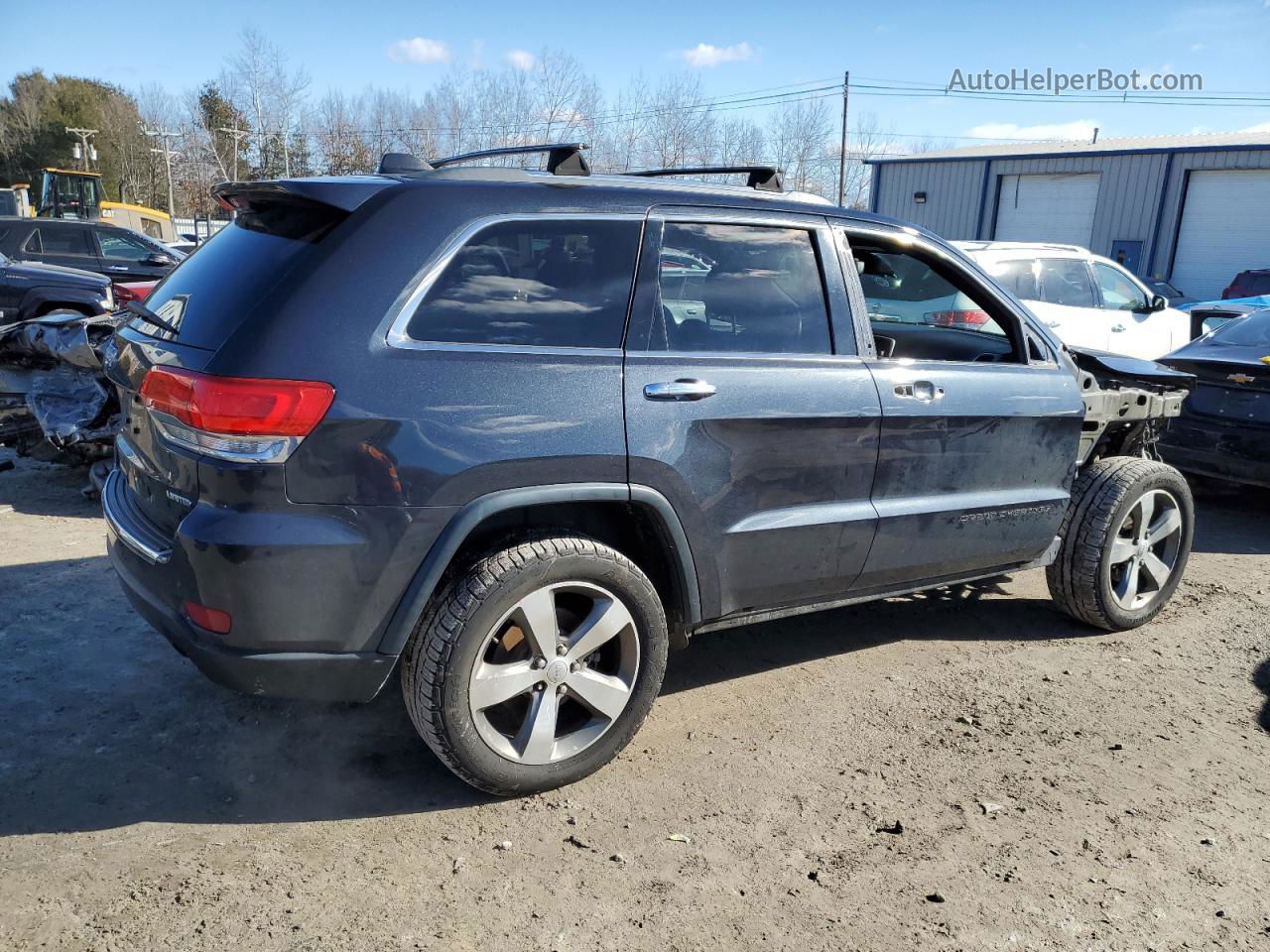 2014 Jeep Grand Cherokee Limited Серый vin: 1C4RJFBG1EC325232