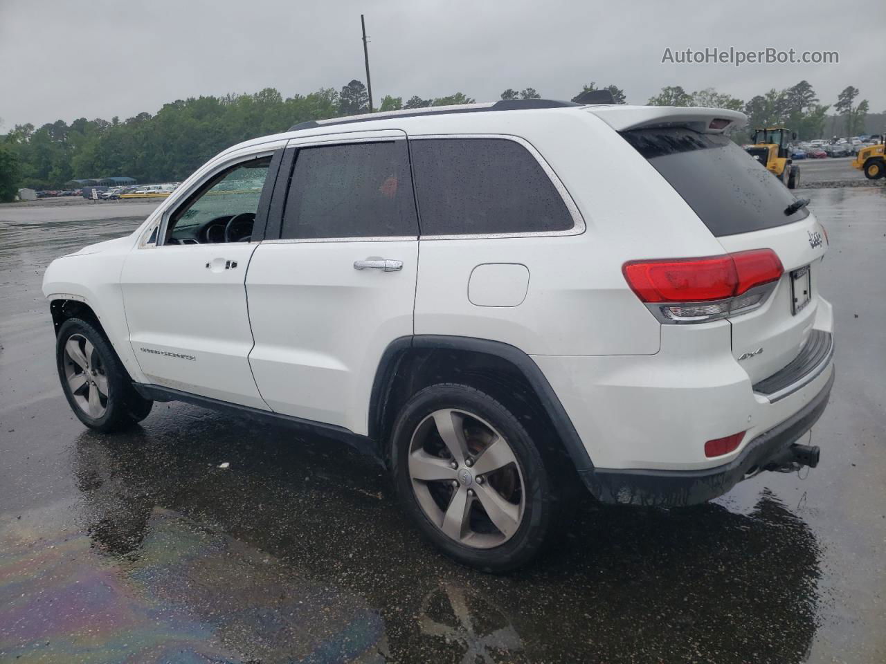 2014 Jeep Grand Cherokee Limited White vin: 1C4RJFBG1EC366508