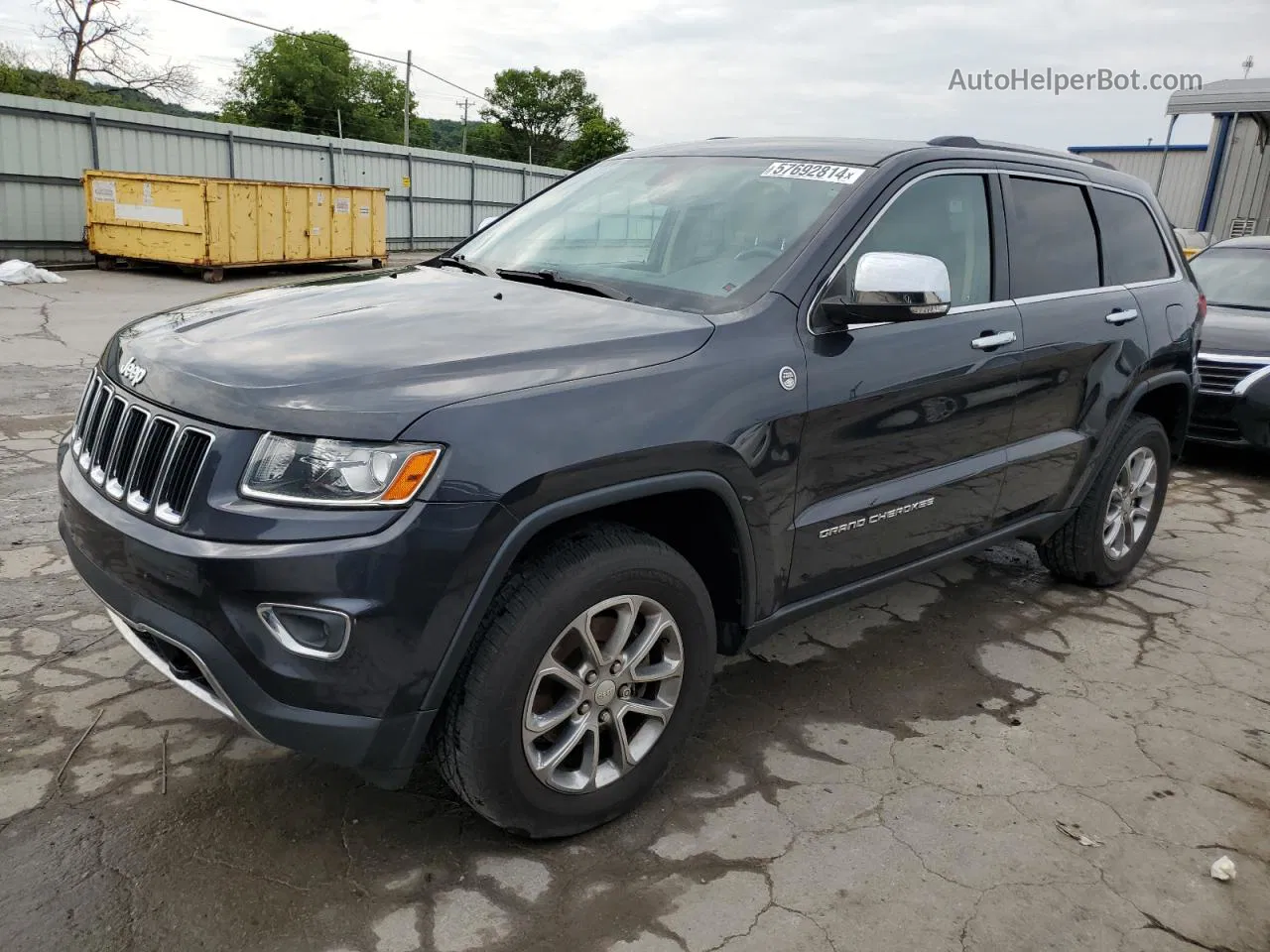 2014 Jeep Grand Cherokee Limited Blue vin: 1C4RJFBG1EC404268