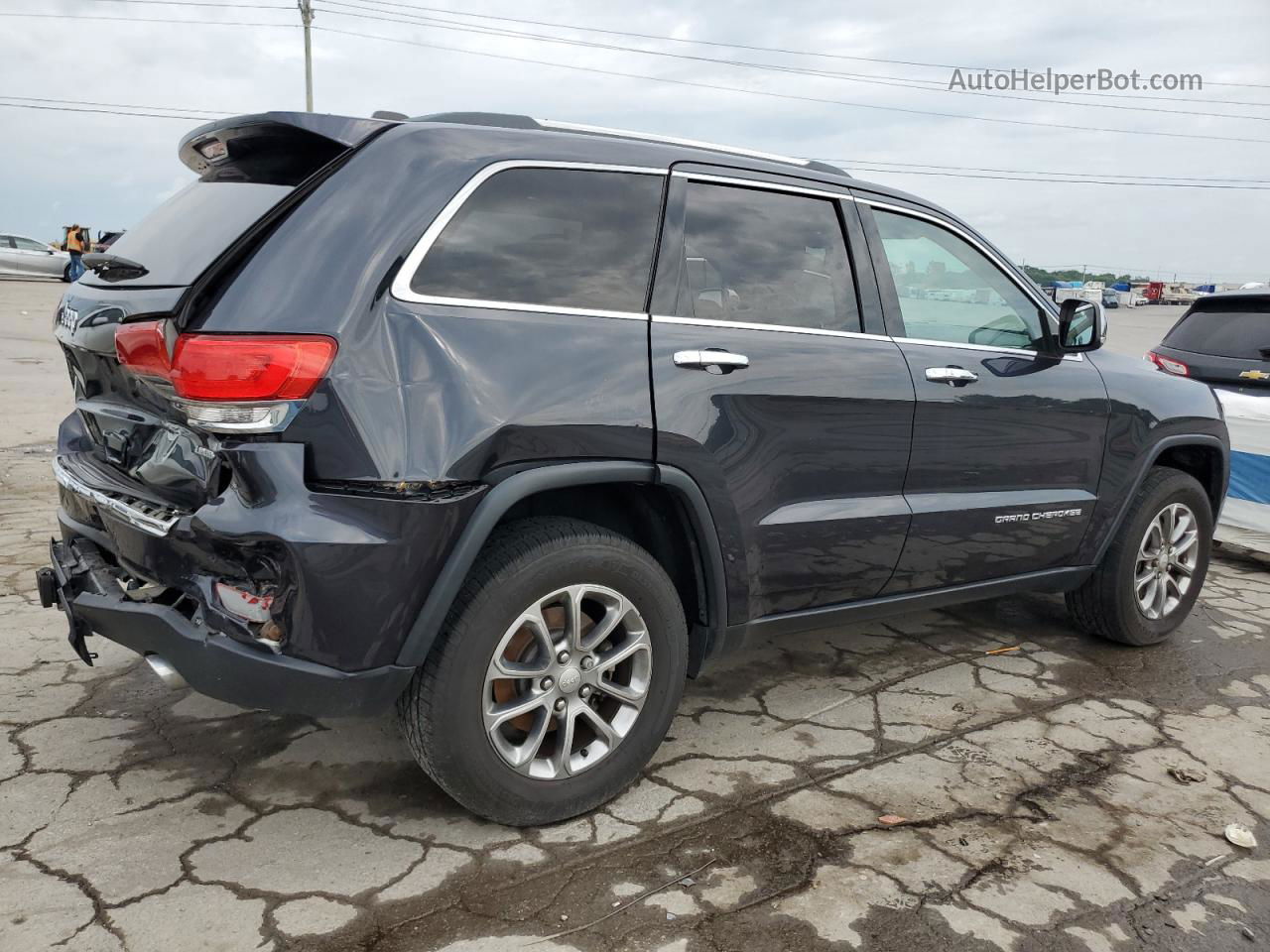 2014 Jeep Grand Cherokee Limited Blue vin: 1C4RJFBG1EC404268