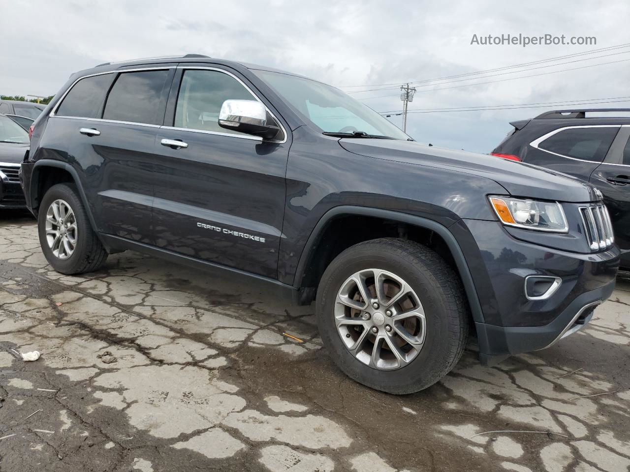 2014 Jeep Grand Cherokee Limited Blue vin: 1C4RJFBG1EC404268