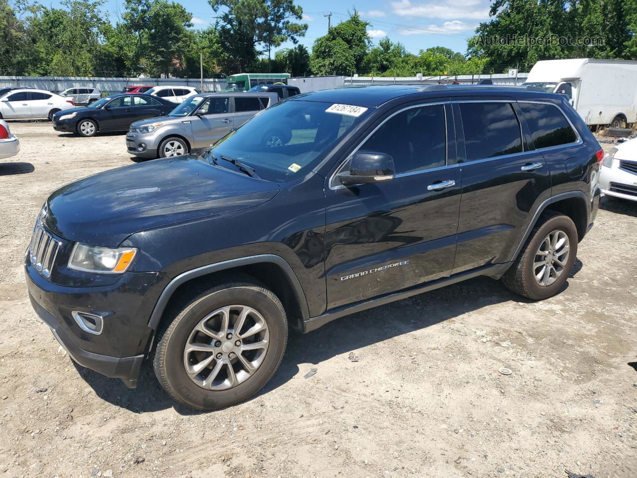 2014 Jeep Grand Cherokee Limited Black vin: 1C4RJFBG1EC535636