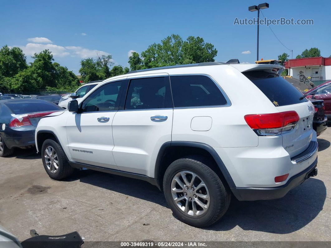 2015 Jeep Grand Cherokee Limited White vin: 1C4RJFBG1FC112461