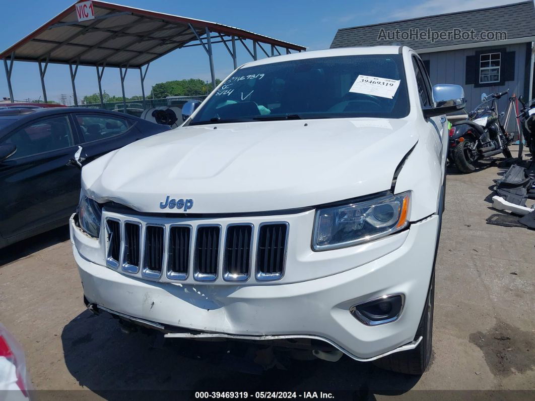 2015 Jeep Grand Cherokee Limited White vin: 1C4RJFBG1FC112461