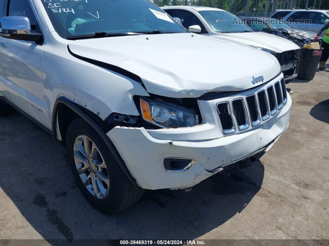 2015 Jeep Grand Cherokee Limited White vin: 1C4RJFBG1FC112461