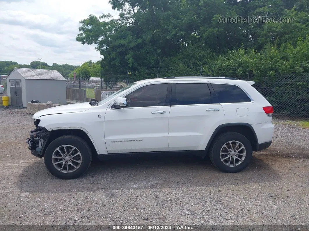 2015 Jeep Grand Cherokee Limited White vin: 1C4RJFBG1FC727043