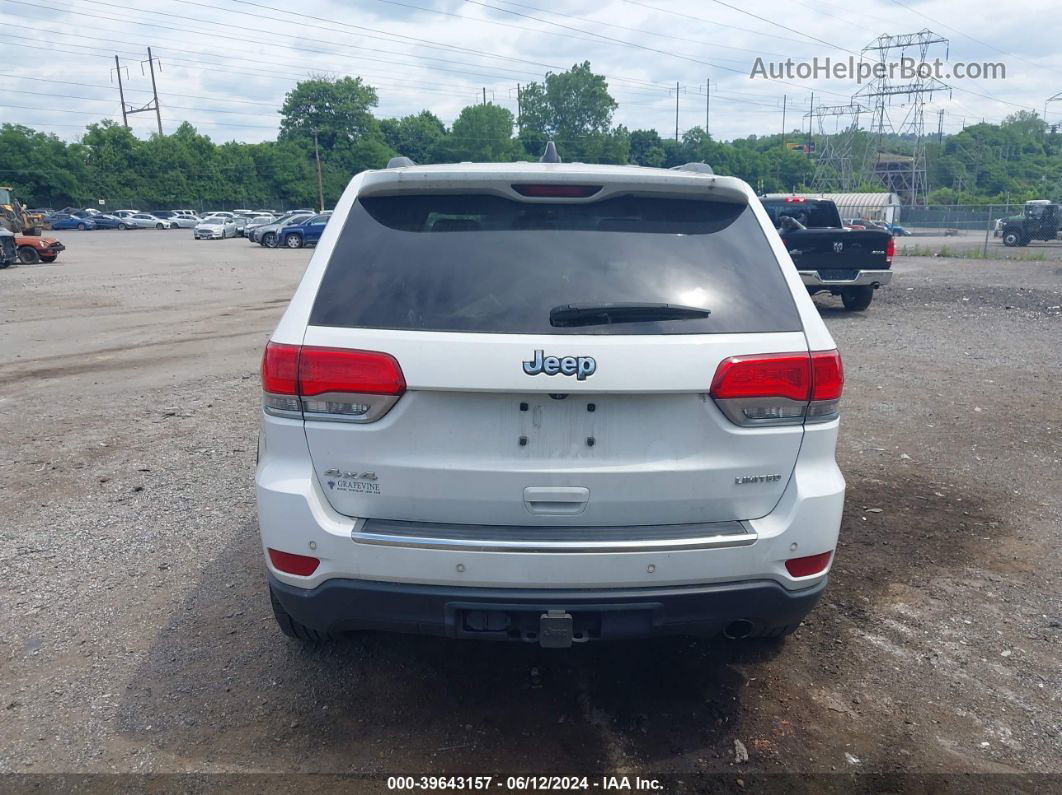 2015 Jeep Grand Cherokee Limited White vin: 1C4RJFBG1FC727043