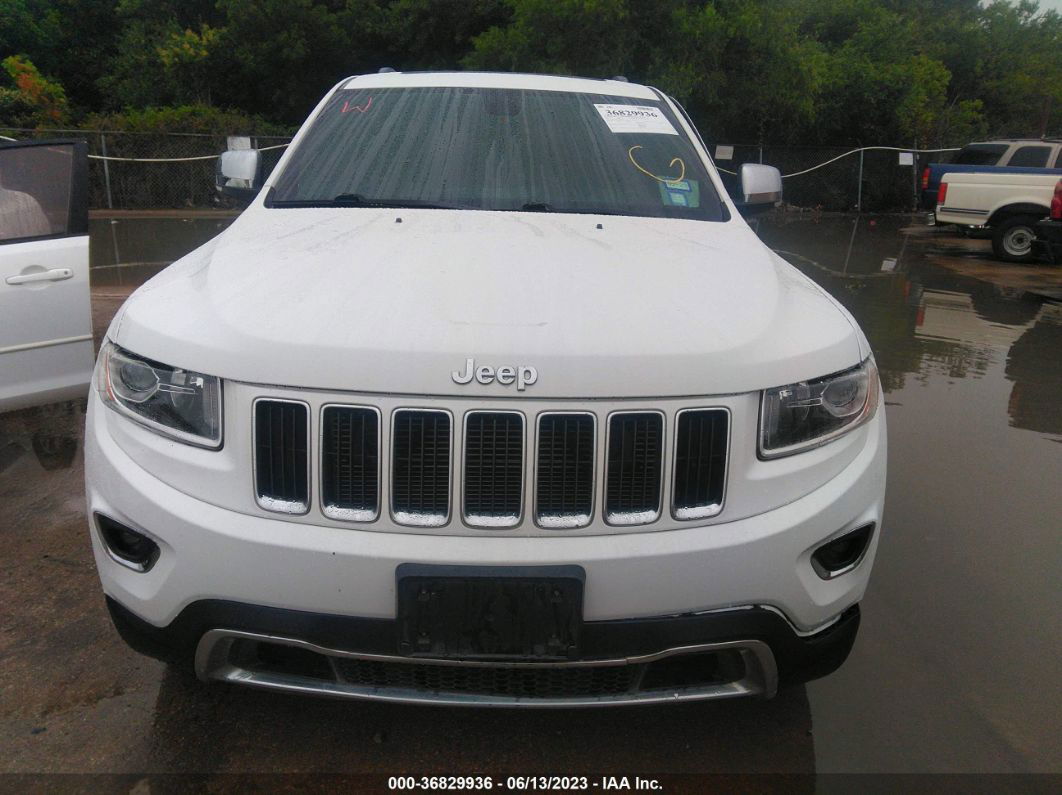 2015 Jeep Grand Cherokee Limited White vin: 1C4RJFBG1FC759345
