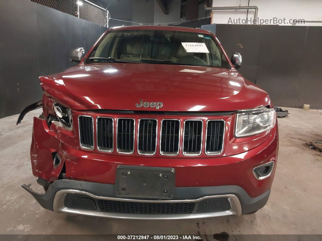 2015 Jeep Grand Cherokee Limited Красный vin: 1C4RJFBG1FC788084