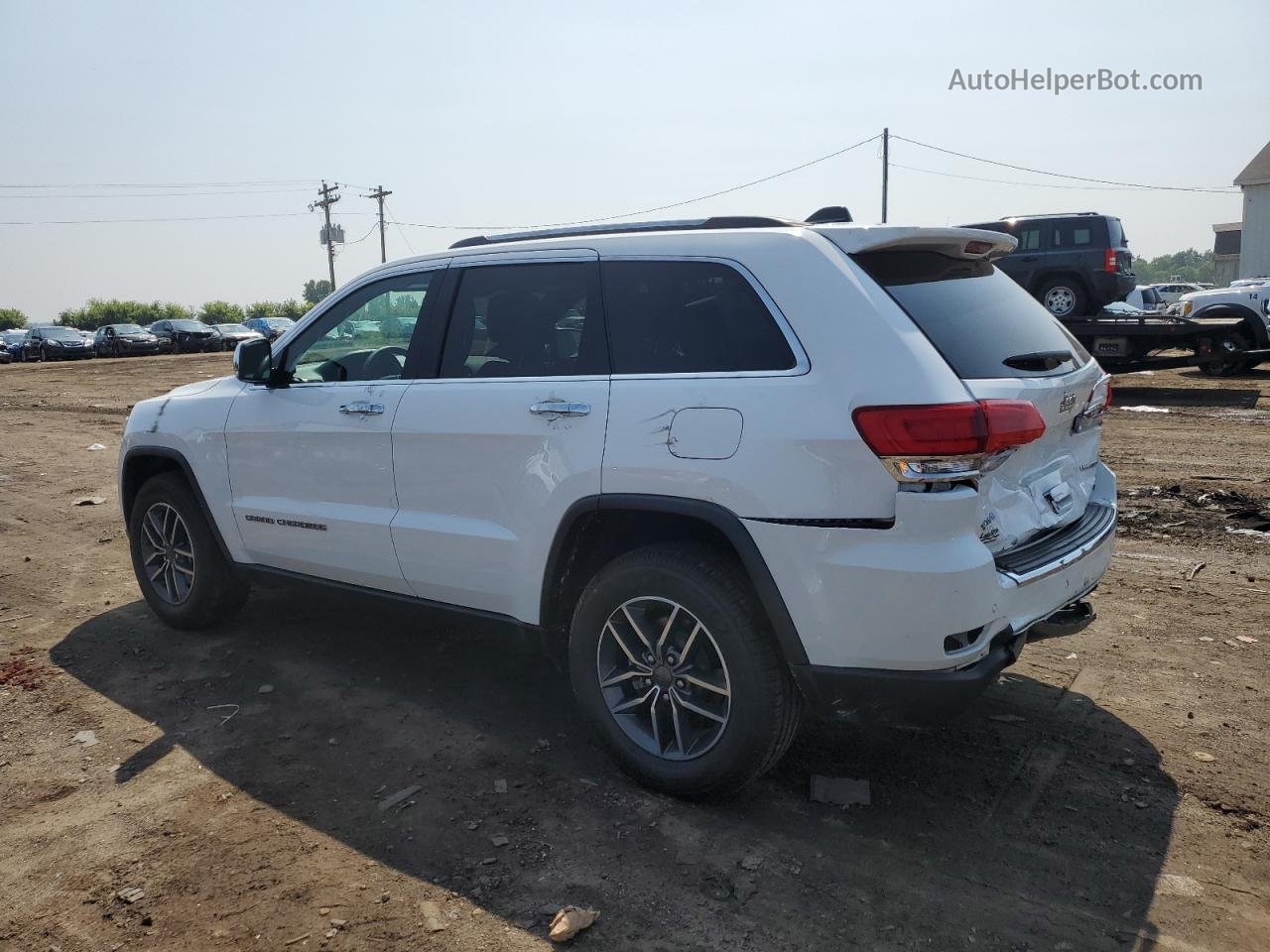 2019 Jeep Grand Cherokee Limited White vin: 1C4RJFBG1KC578918