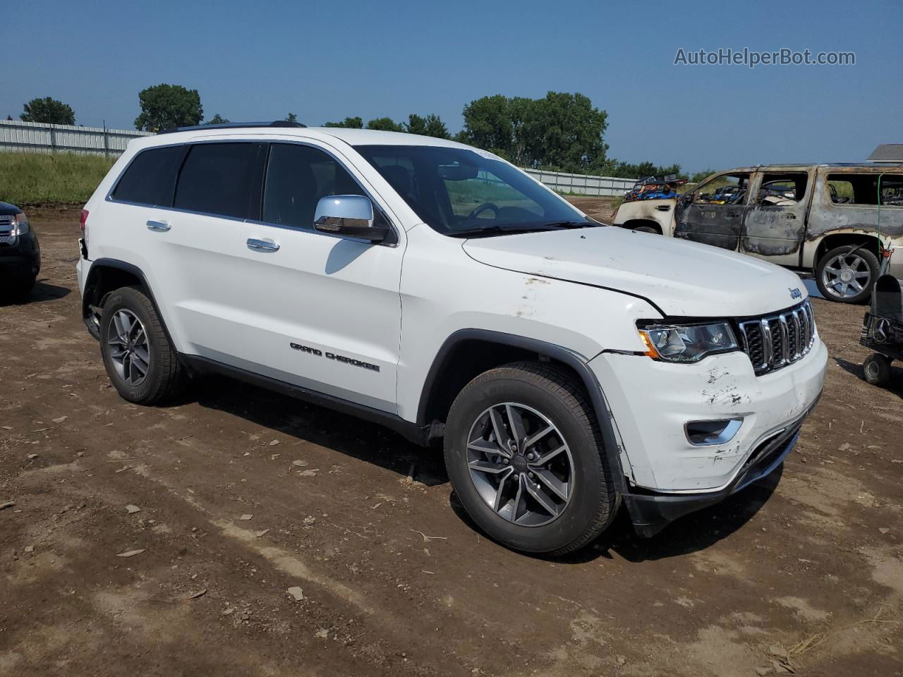 2019 Jeep Grand Cherokee Limited Белый vin: 1C4RJFBG1KC578918